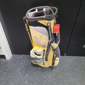 Used Callaway HYPERLITE 4.5 Mens Stand Bag Yellow 11849-S000037021