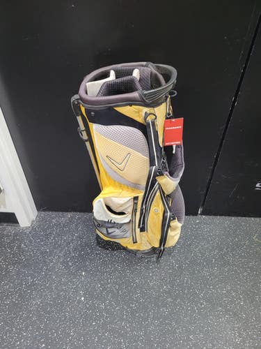 Used Callaway HYPERLITE 4.5 Mens Stand Bag Yellow 11849-S000037021