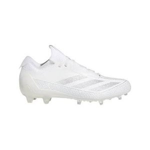 New ADIZERO FB WHT/SLV SZ 9.5 11347-ADIIF1914-95