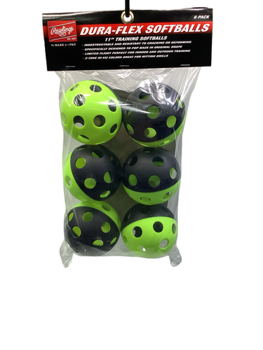 New DURA-FLEX TRAINING SOFTBALLS 11347-TNRDURAFLEXSB6