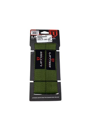 New COTTON LIFT STRAPS GREEN 11347-LFT321503