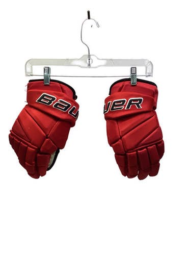 Used Bauer TEAM VAPOR PRO STORM Senior Gloves Red 15" 11347-S000264904