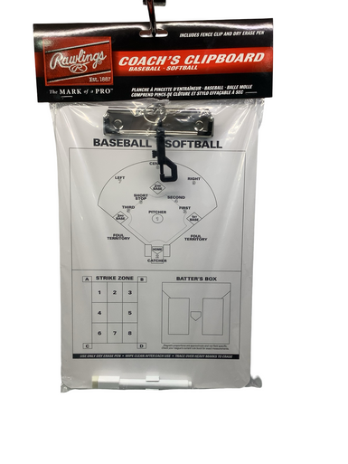 New RAWLINGS BB CLIPBOARD 11347-TNRCLIP