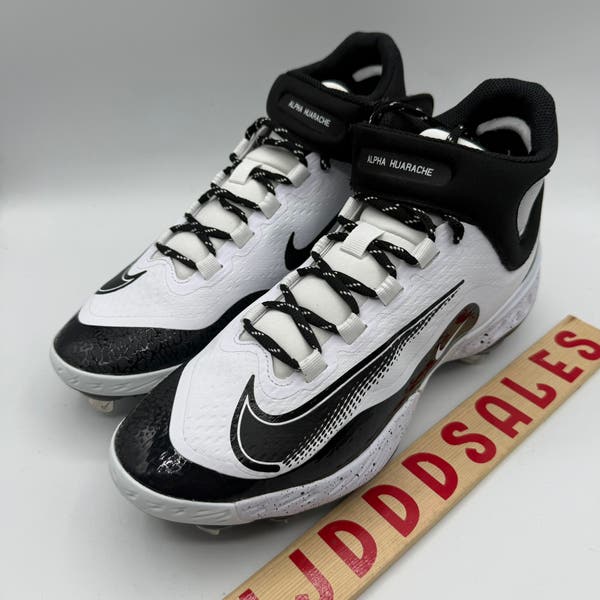 Nike Alpha Huarache Elite 4 Mid Baseball Cleats FD2744-107  display picture 1