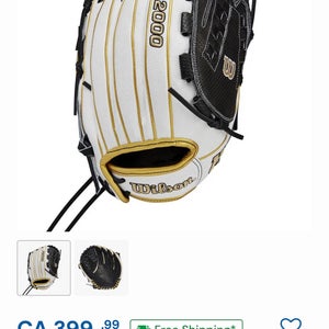 Wilson A2000 LH Pitcher's Baseball Glove 12.5" (Used)