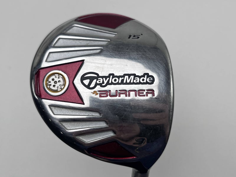 TaylorMade Burner Steel 2007 3 Fairway Wood 15* REAX SuperFast 50g Stiff RH
