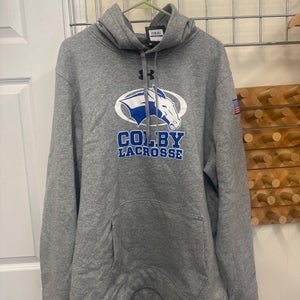 Gray Men's XL Under Armour Colby Lacrosse Sweatshirt (New)