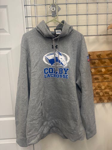 Gray Men's XL Under Armour Colby Lacrosse Sweatshirt (New)
