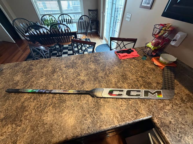 Senior CCM XF Pro Regular Goalie Stick 25" Paddle (Used)