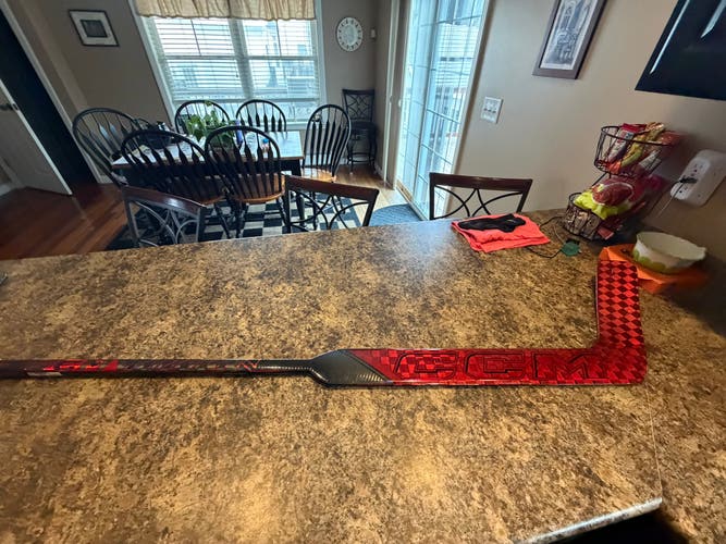 Senior CCM Vizion Regular Goalie Stick 25" Paddle (Used)