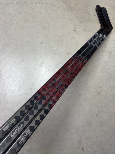 3 Pack 80 Flex P29M Senior CCM JetSpeed FT3 Pro Left Hand Hockey Stick Pro Stock NHL (New)