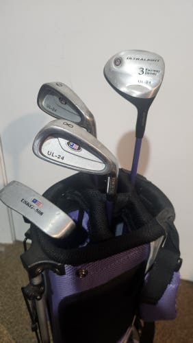 US Kids UL-24 Junior Clubs (Full Set 4 clubs) Age 5-7yrs old Model 45-31