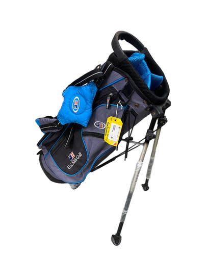 US Kids Golf Bag Stand