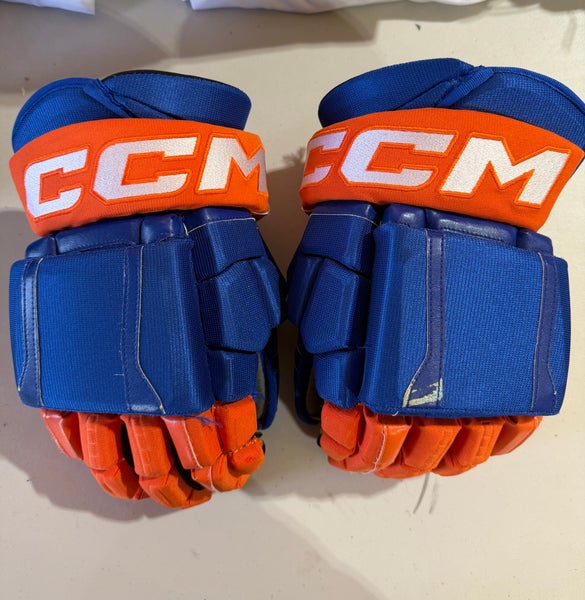 CCM HGCL Crazy Light Pro Stock 14" Hockey Gloves Oilers 5495