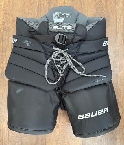 Intermediate Large Bauer Elite Hockey Goalie Pants (Used)