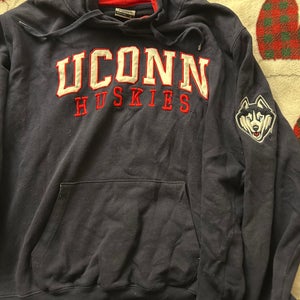 Blue UConn Huskies Adult Unisex Large Sweatshirt (Used)