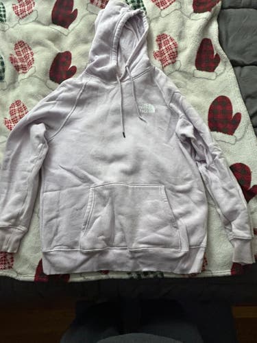 Pink The North face Women's Large Sweatshirt (Used)
