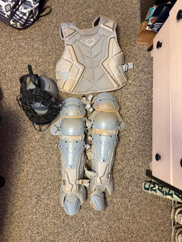 Gray EvoShield Catcher's Set (Like New)