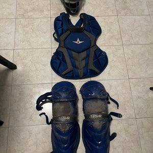 Blue All Star System 7 Catcher's Set (Used)