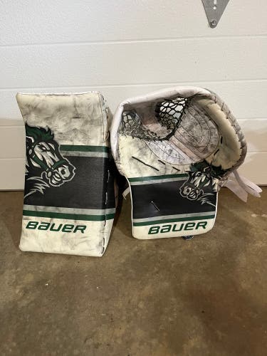 Bauer 2X Pro Glove and Blocker Pro Stock (Used)