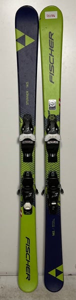 Kid's Fischer 145cm Park Stunner Skis With Fischer FJ7 Bindings (Used)(SY2786)