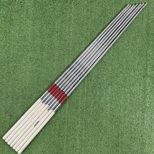 Set of 7 Kbs Tour 110 Regular Flex 34.25-37.5 Iron Shaft Set Pulls .355 Tips