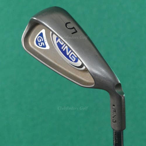Ping G5 Black Dot Single 5 Iron Factory CS Lite Steel Stiff