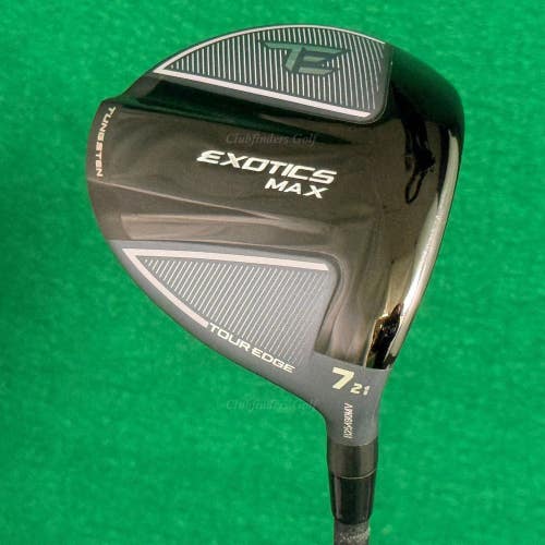 Tour Edge 2025 Exotics MAX 21 Fairway Wood 7 Ventus Red 6-R Regular w/ HC
