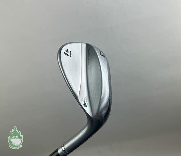 TaylorMade Milled Grind 4 Chrome LB Wedge 58*-08 Wedge TI Steel Golf Club