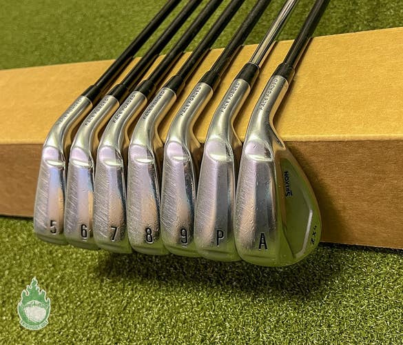 Used RH Srixon ZX4 Face Forged Irons 5-PW/AW Accra 60i Regular Steel Golf Set