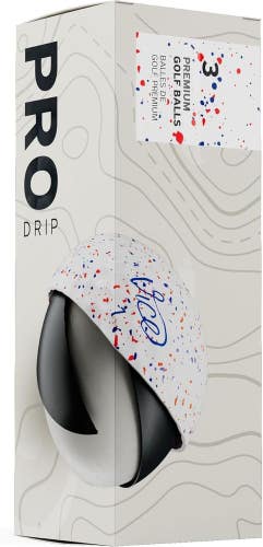 Vice Golf Pro Golf Balls (Drip Red/Blue, 3pk) 1 Sleeve 2025 NEW