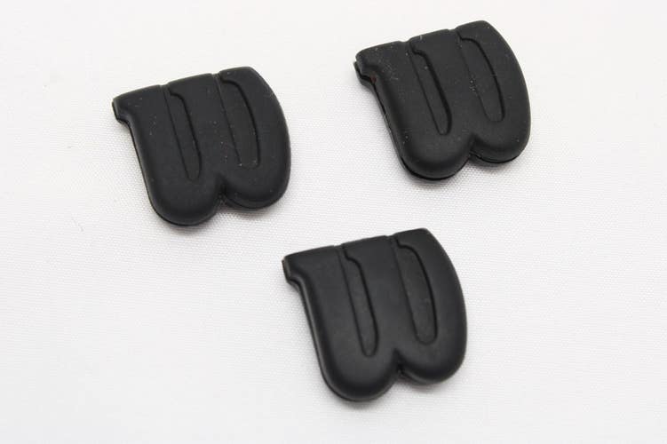 THREE (3X) WILSON "PRO FEEL" RETRO STYLE TENNIS RACQUET VIBRATION DAMPENERS