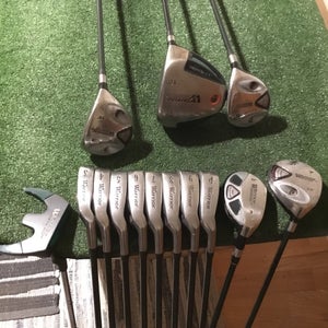 Warrior Custom Golf Full Set (D, 3W, 5W, 7W, 3H, 3-PW, Putter) Graphite (Read)
