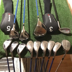 Founders Club Full Set (D, 3W, 5W, 3H-PW-SW-LW) Graphite (Needs New Grips) READ