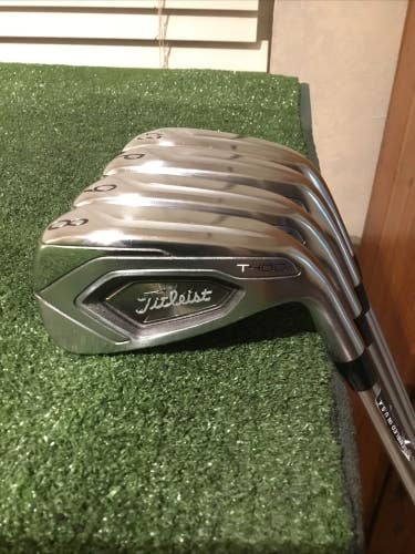 Titleist T400 Irons Set (8-9-PW-GW) Seniors Fubuki MV Series 50g IR Graphite VGC