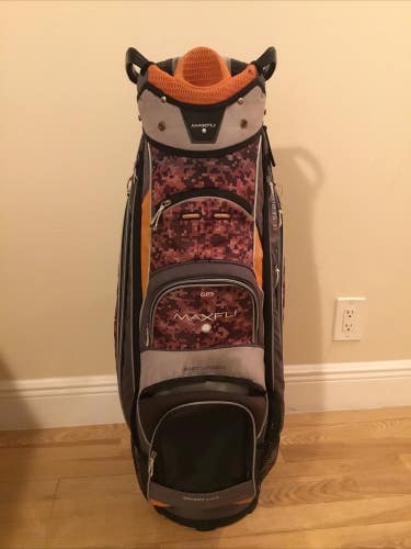 MAXFLI U/Series 4.0 Cart Golf Bag with 15-way Dividers & Rain Cover