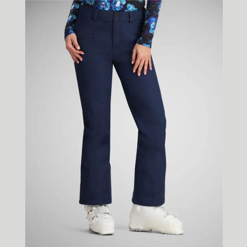 Obermeyer Malta Ski Pant Women's 8 Navy Insulated Waterproof Straight Leg KFC582