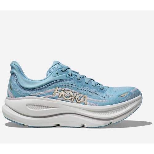 Hoka One One Bondi 9 1162012-RRPS Sneakers Women US 9 Blue Running Shoes RHS7690