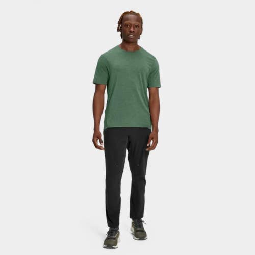 On Movement Pants Men's 2XL Black Slim-Fit Elastic Waistband KFC596