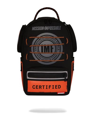 Sprayground Mission Impossible Certified Impossible Backpack Unisex Black SPR223