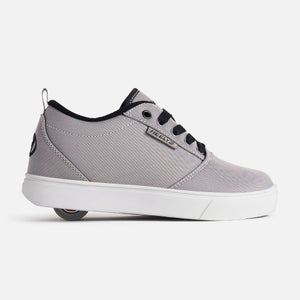 Heelys Pro 20 HE101579H Sneakers Kids 6 Gray Canvas Lace Up Skate Shoes HAWK2676