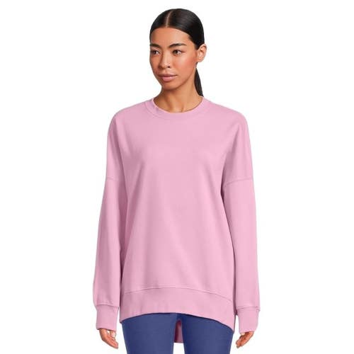 Beyond Yoga Solstice Sweatshirt Women's Small Pink Oversized Crew Neck DDR2917