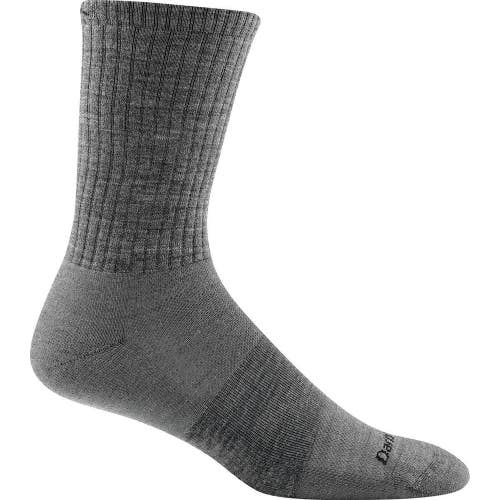 Darn Tough Standard Mens Large Gray Merino Wool Light Cushion Crew Socks DDR2432