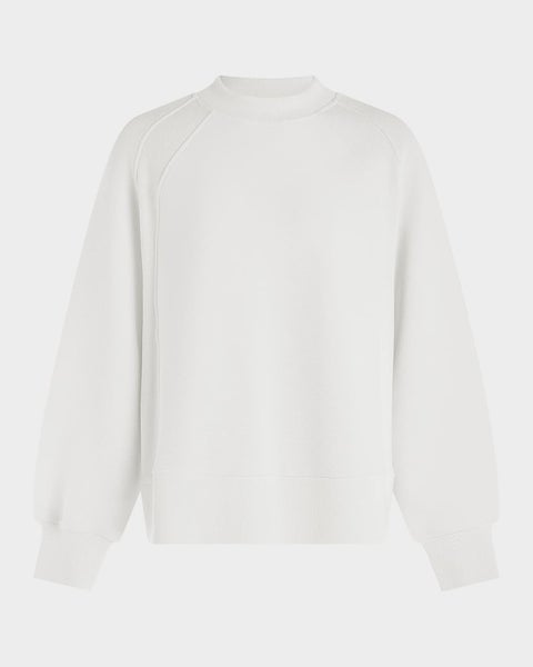 Varley Goulding Sweatshirt Women's XS Ivory Raglan Sleeve Everyday Wear DDR2430