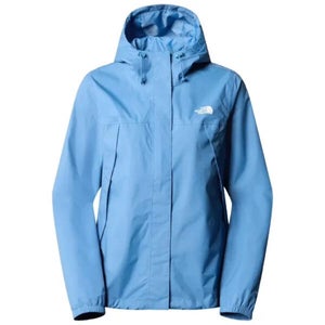 The North Face Antora Rain Jacket Women's Small Blue Waterproof Hooded KFC547