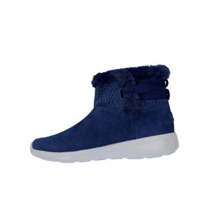 Skechers On-The-Go City 2-Cozy Vibe 144445-NVY Womens Blue Winter Boots HAWK2639
