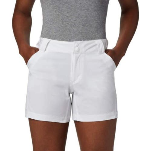 Columbia Coral Point III Shorts Women's 8 White Performance Fishing Gear KFC594