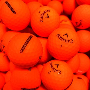 36 Premium AAA Orange Callaway Supersoft Used Golf Balls