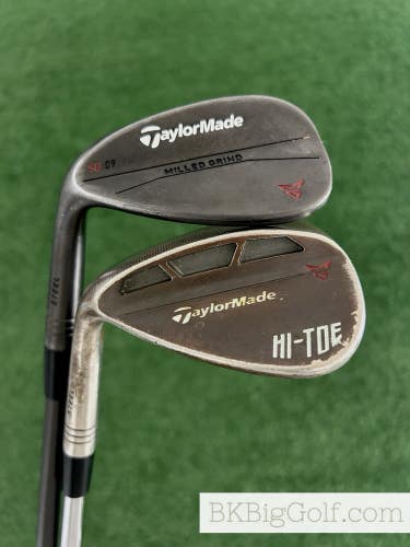 LH Taylormade MG Milled Grind / Hi Toe 2 Wedge Set (52 & 60 Degrees)