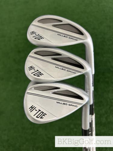 Taylormade MG Hi Toe Milled Grind Chrome 3 Wedge Set (50, 56, & 60 Degrees)